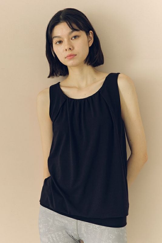 試着のみ★スリア スミクロ エリーヌタンク カップつき M 20％OFF】エリーヌタンク | オンラインショップsuria