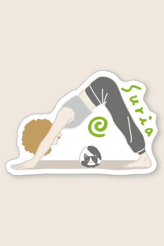 ステッカー（ダウンドッグ）