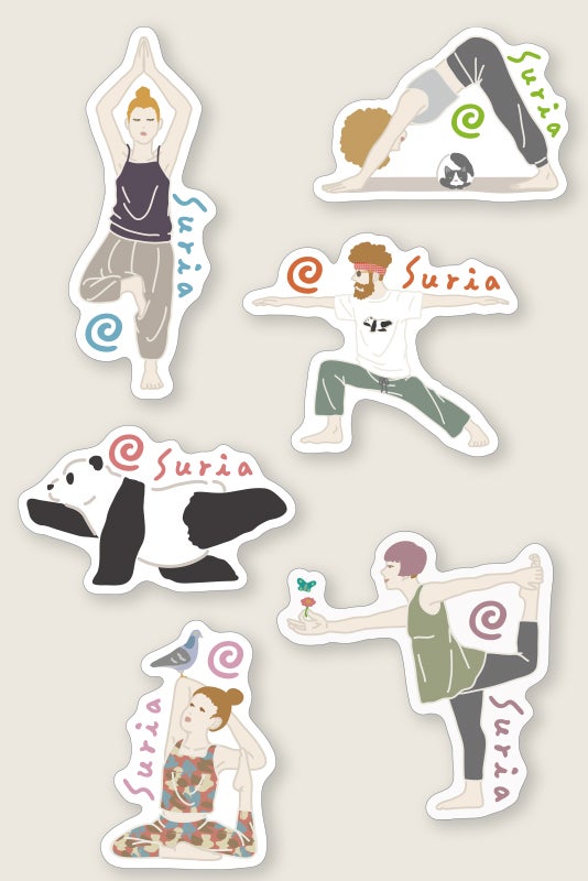 ステッカー　６　ｐｉｅｃｅｓ　ｓｅｔ